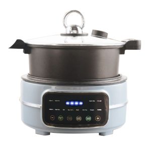 3 in 1 Air Fryer Oven and Rice Cooker Large Capacity Fully Automatic Oil-Free Visual Hot Pot for Kitchen