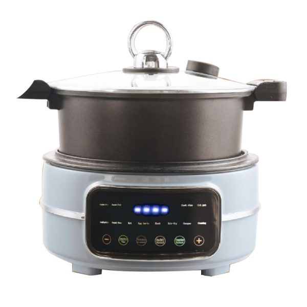 3 in 1 Air Fryer Oven and Rice Cooker Large Capacity Fully Automatic Oil-Free Visual Hot Pot for Kitchen