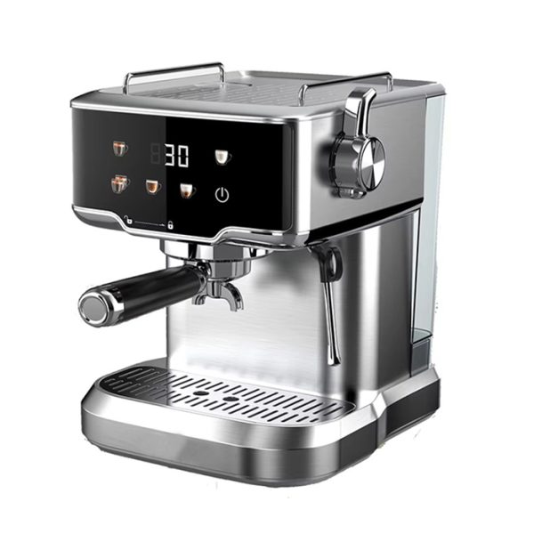 Espresso Coffee Maker (2) 20 Bar Home Espresso Machine Semi Automatic High-Pressure Steam Milk Frother Electric Coffee Maker