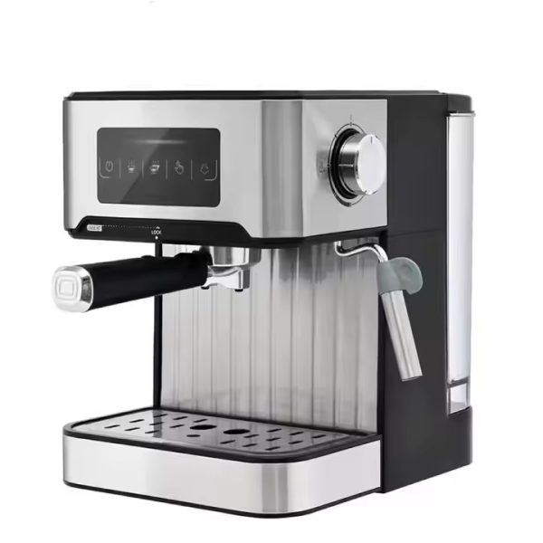 Professional 20 Bar Stainless Steel Italian Semi-Automatic Espresso Coffee Machine With Milk Frother